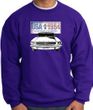 Ford Mustang Sweatshirt - USA 1964 Country Adult Purple Sweat Shirt