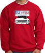 Ford Mustang Sweatshirt - USA 1964 Country Adult Red Sweat Shirt
