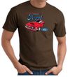 Ford Mustang T-Shirt - Chairman Of The Ford Adult Brown Tee