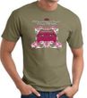 Ford Mustang T-Shirt - Girls Run Wild Adult Army Green Tee Shirt