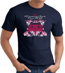 Ford Mustang T-Shirt - Girls Run Wild Adult Navy Tee Shirt Ford Mustang T-Shirt - Girls Run Wild Adult Navy Tee Shirt