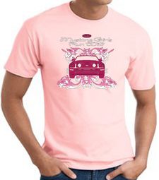Ford Mustang T-Shirt - Girls Run Wild Adult Pink Tee Shirt Ford Mustang T-Shirt - Girls Run Wild Adult Pink Tee Shirt