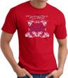 Ford Mustang T-Shirt - Girls Run Wild Adult Red Tee Shirt