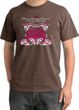 Ford Mustang T-Shirt Girls Run Wild  Pigment Dyed Tee Chestnut