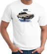 Ford Mustang T-shirt - Horsepower Adult White Tee Shirt