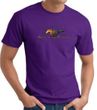Ford Mustang T-shirt - Make It My Mustang Grill Adult Purple Tee Shirt