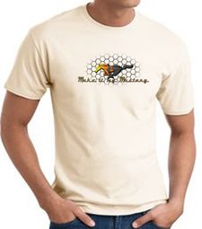 Ford Mustang T-shirt - Make It My Mustang Grill Natural Tee Shirt Ford Mustang T-shirt - Make It My Mustang Grill Natural Tee Shirt