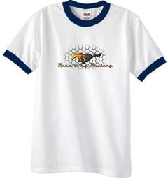Ford Mustang T-Shirt Make It My Mustang Grill Ringer Shirt Ford Mustang T-Shirt Make It My Mustang Grill Ringer Shirt