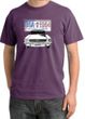 Ford Mustang T-Shirt USA 1964 Country Pigment Dyed Tee Plum