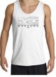 Ford Mustang Tank Top - Legend Honeycomb Grille Adult White Tanktop
