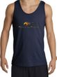 Ford Mustang Tank Top - Make It My Mustang Grill Adult Navy Tanktop