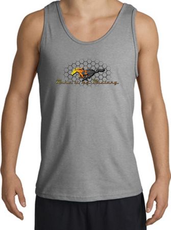 Ford Mustang Tank Top Make It My Mustang Grill Sports Grey Tanktop