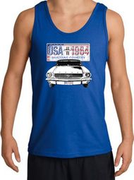 Ford Mustang Tank Top - USA 1964 Country Adult Royal Tanktop
