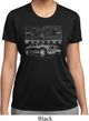 Ford Mustang with Grill Ladies Moisture Wicking Shirt