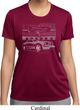 Ford Mustang with Grill Ladies Moisture Wicking Shirt