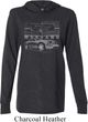 Ford Mustang with Grill Lightweight Hoodie Tee