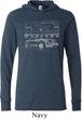 Ford Mustang with Grill Lightweight Hoodie Tee