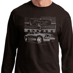 Ford Mustang with Grill Long Sleeve Shirt
