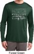Ford Mustang with Grill Mens Moisture Wicking Long Sleeve Shirt