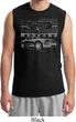 Ford Mustang with Grill Mens Muscle Shirt