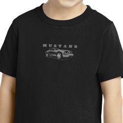 Ford Mustang with Grill Middle Print Toddler Shirt