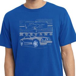 Ford Mustang with Grill Pigment Dyed Shirt