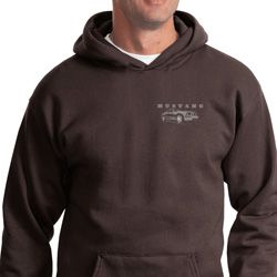 Ford Mustang with Grill Pocket Print Hoody Ford Mustang with Grill Pocket Print Hoody