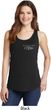 Ford Mustang with Grill Pocket Print Ladies Tank Top