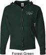 Ford Mustang with Grill Pocket Print Mens Full Zip Hoodie