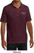 Ford Mustang with Grill Pocket Print Mens Pique Polo Shirt