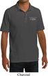 Ford Mustang with Grill Pocket Print Mens Pique Polo Shirt