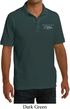 Ford Mustang with Grill Pocket Print Mens Pique Polo Shirt