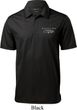 Ford Mustang with Grill Pocket Print Mens Textured Polo Shirt