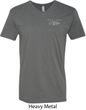 Ford Mustang with Grill Pocket Print Mens V-Neck Shirt