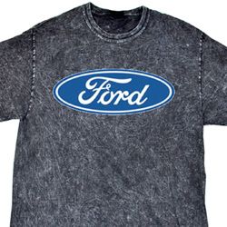 Ford Oval Adult Mineral Tie Dye Shirt