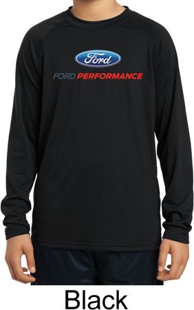 Ford Performance Parts Kids Dry Wicking Long Sleeve Shirt