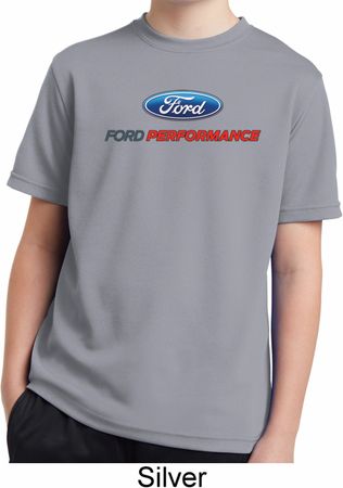 Ford Performance Parts Kids Moisture Wicking Shirt
