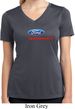 Ford Performance Parts Ladies Moisture Wicking V-neck Shirt