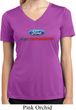 Ford Performance Parts Ladies Moisture Wicking V-neck Shirt