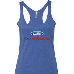 Ford Performance Parts Ladies Tri Blend Racerback Tank Top