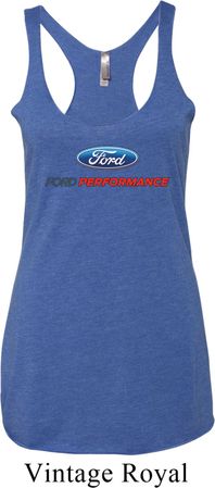 Ford Performance Parts Ladies Tri Blend Racerback Tank Top