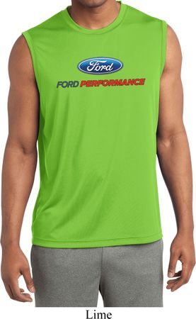 Ford Performance Parts Mens Sleeveless Moisture Wicking Shirt