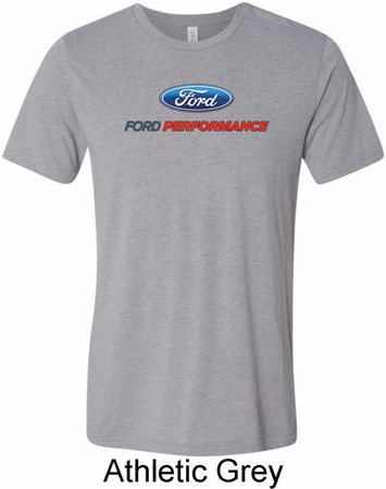 Ford Performance Parts Mens Tri Blend Crewneck Shirt