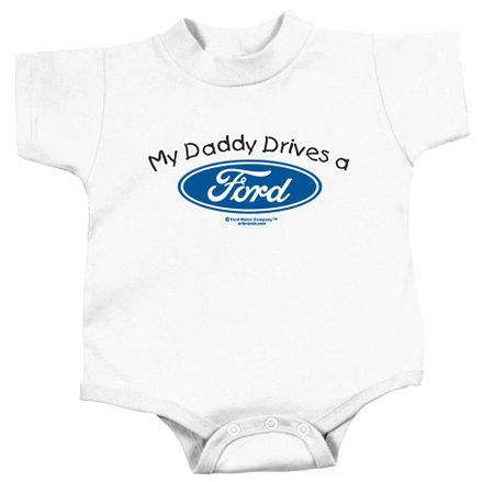 Ford Romper My Daddy Drives a Ford Infant Baby Creeper