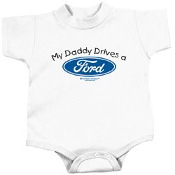Ford Romper My Daddy Drives a Ford Infant Baby Creeper Ford Romper My Daddy Drives a Ford Infant Baby Creeper