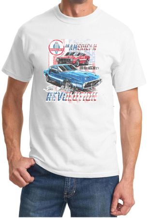 Ford Shelby Mustang Shirt American Revolution Tee T-shirt