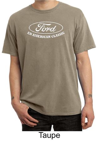 Ford Shirt Distressed An American Classic Adult Pigment Dyed Tee Shirt