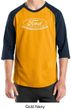 Ford Shirt Distressed An American Classic Adult Raglan Shirt
