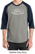 Ford Shirt Distressed An American Classic Adult Raglan Shirt