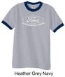 Ford Shirt Distressed An American Classic Adult Ringer Shirt